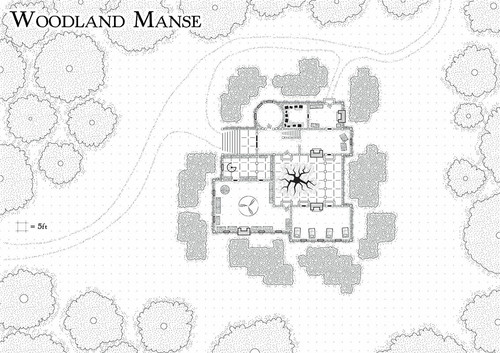 Mansão na floresta 1