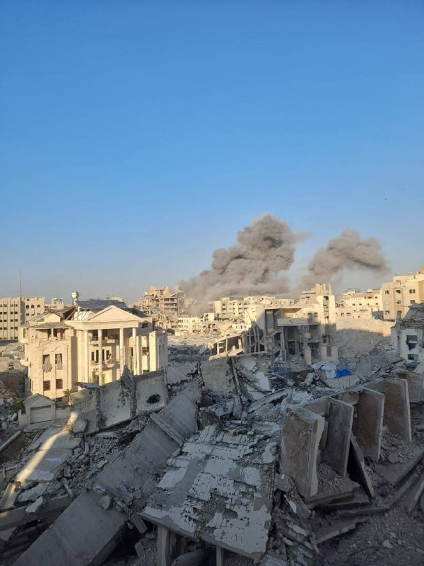 صورة | للمرة الثالثة.. قصف مباني الجامعة الإسلامية بمدينة غزة...