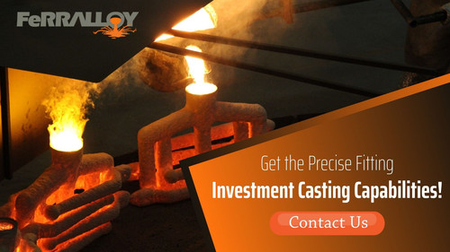 Look to Ferralloy, Inc. to meet the volume and quality standards for your precise-fitting components when you utilize our investment casting capabilities. Contact us at 440.250.1900 to know more about our services!