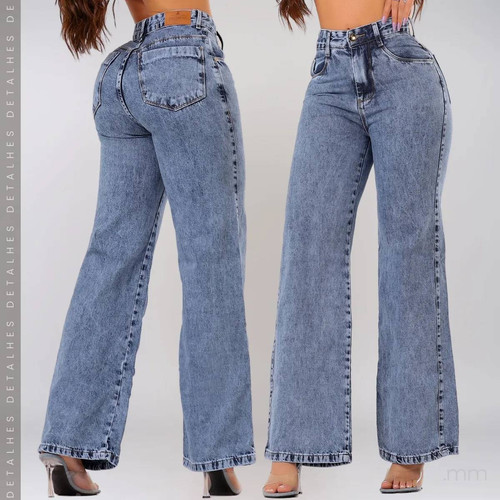 Calça Jeans Wide Leg Pantalona Cintura Alta.jpg