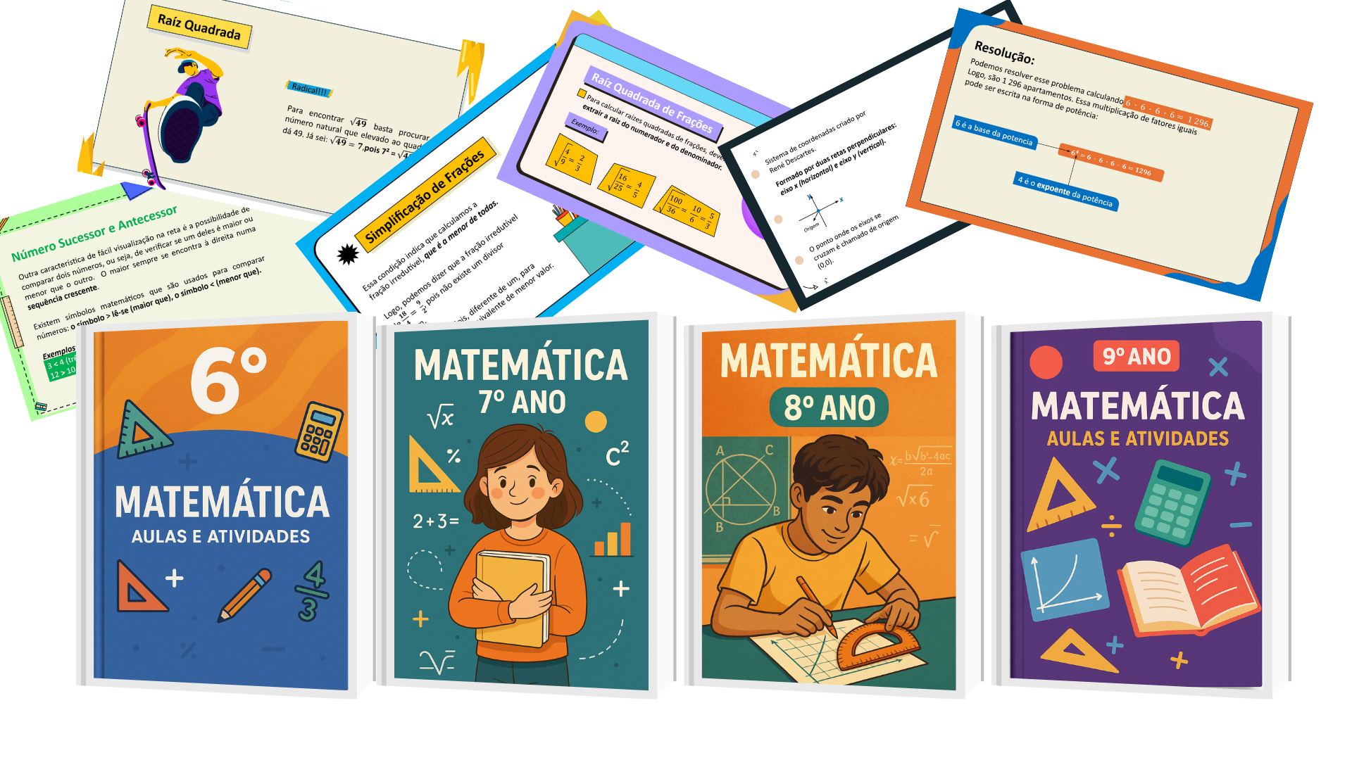 Amostra de atividades de matemática