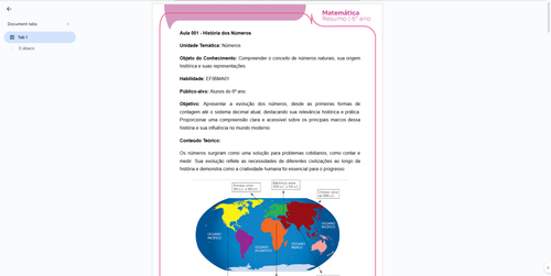 Resumos de matemática