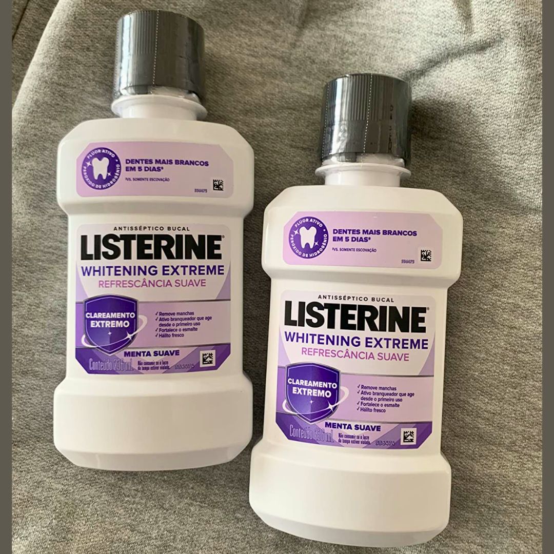 Listerine Whitening Extreme Enxaguante Bucal Clareador Dental,236ml Listerine Whitening Extreme Enxaguante Bucal Clareador Dental,236ml
