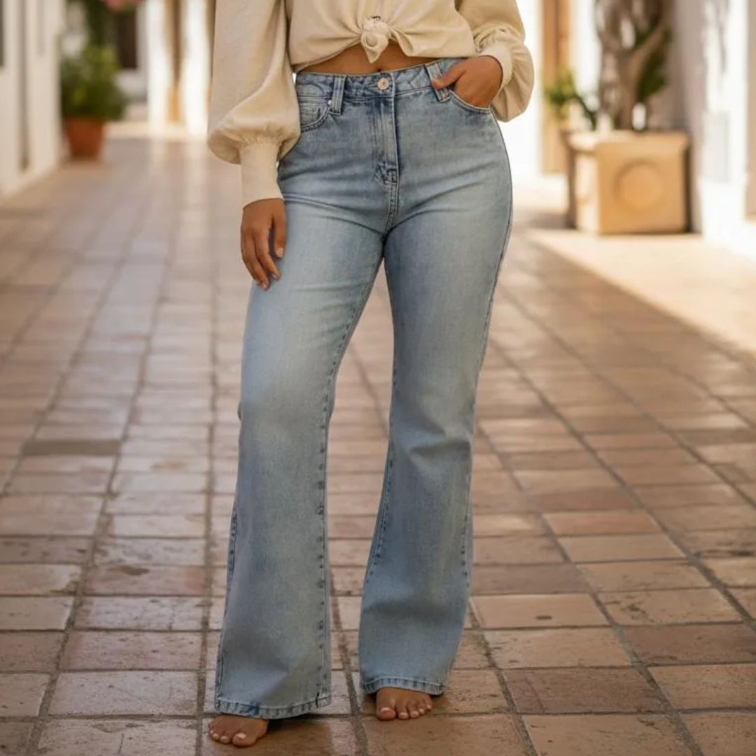 Calça Jeans Wide Leg Moda Feminina Premium Promoção Limitada