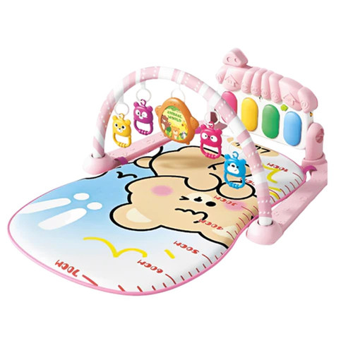 Tapete Beb de Atividades Musical com Piano Interativo Rosa imagem 1.jpg