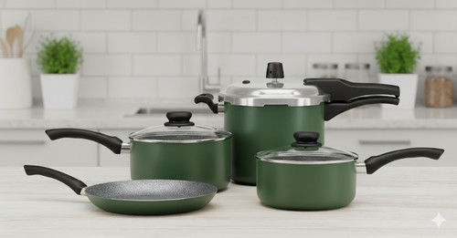 Conjunto De Panelas Alumínio 4 Peças Maximum Stone Verde Panelux.jpg