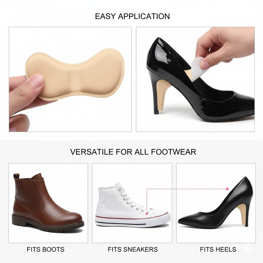 Stick-On Heel Protection