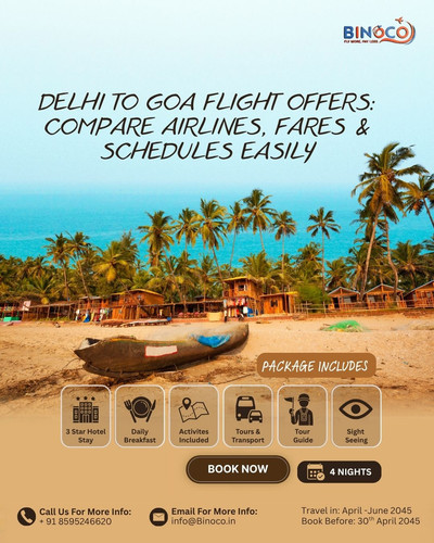 Delhi to Goa Flight Offers Compare Airlines, Fares & Schedules Easily.jpg