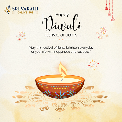 Happy Diwali from Sri Varahi Colive PG