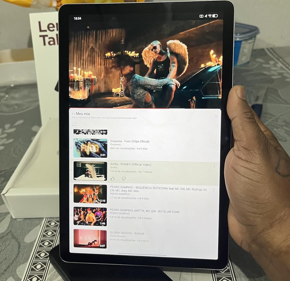 Tablet Lenovo Tab 10.1¨, Wi-Fi, 64GB, 4GB de RAM, Camera Frontal 5MP, traseira 8MP Android™ 14