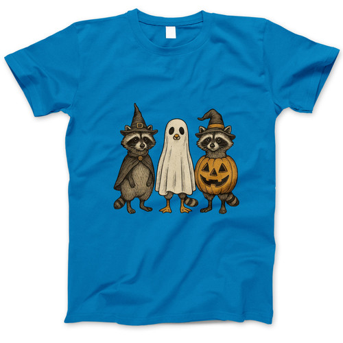 Photograph of four blank t-shirts greys beige and army green. Clipping path included. Ready for your.jpg