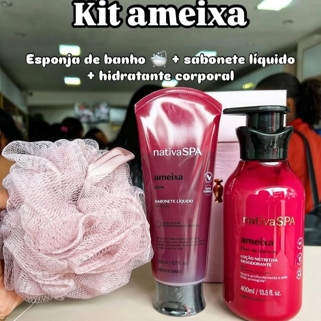 O Boticário Kit Presente Nativa Spa Ameixa (3 Itens)div/