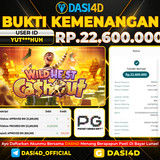 BUKTI KEMENANGAN 09 OKTOBER 2025 DI  WILD HEIST CASHOUT RP.22.600.000