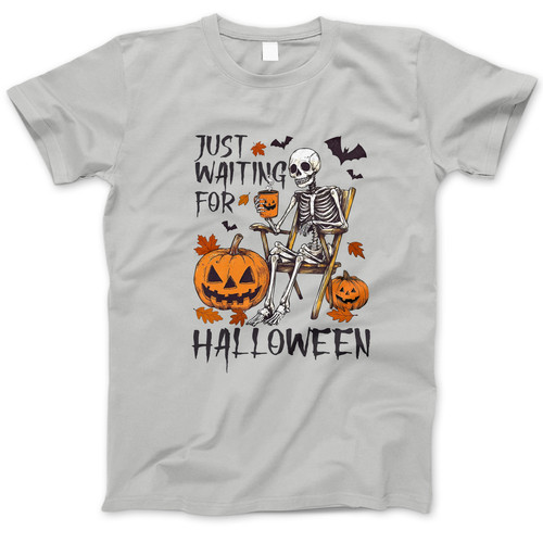 Photograph of four blank t-shirts greys beige and army green. Clipping path included. Ready for your.jpg