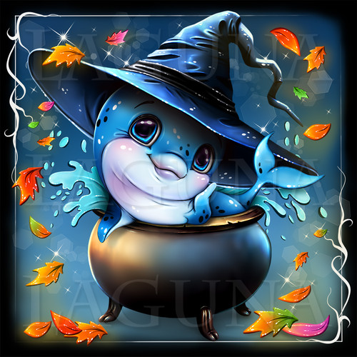 halloween dolphin in cauldron.jpg