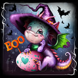 happy boo dragon