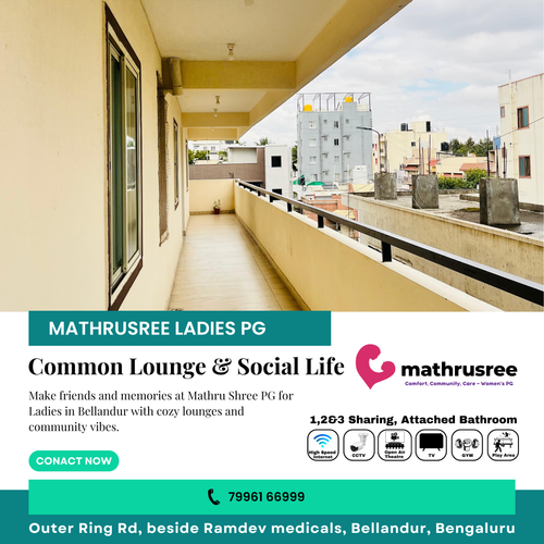 Relax, chat, and connect at Mathru Shree PG’s cozy lounge in Bellandur..png