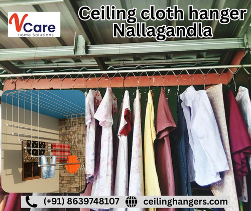 Ceiling Cloth Hanger in Nallagandla | Modern Drying System for Homes.jpg