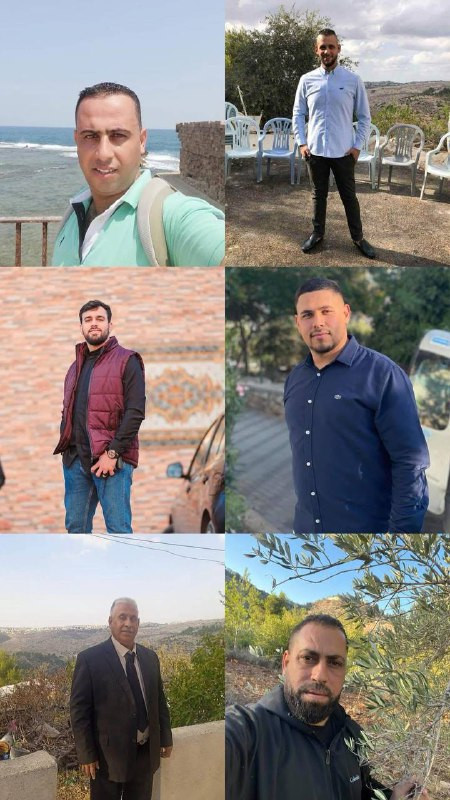 بعد اعتداء المستوطنين عليهم، قوات الاحتلال تعتقل المواطنين يعقوب وظافر وبشير وحسن وتآمر ومحمد عطايا من قرية كفر نعمة غرب رام الله أثناء قطفهم الزيتون....