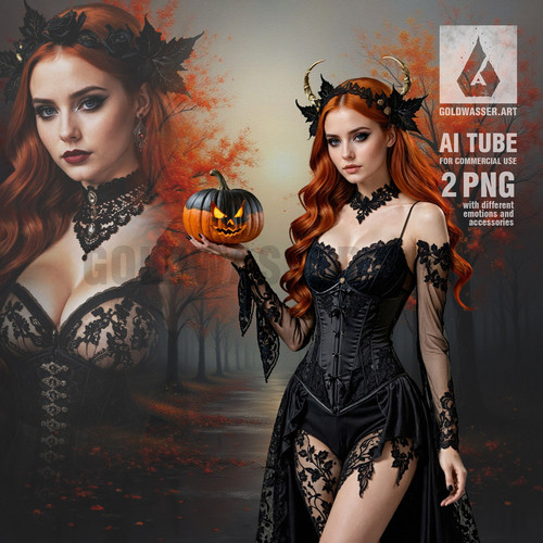 Autumn Halloween Lady.jpg