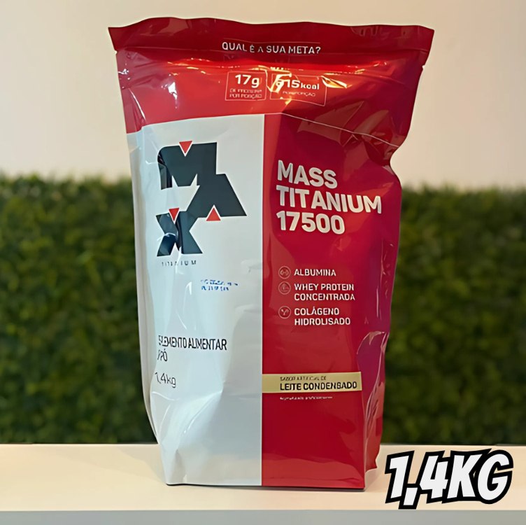 Max Titanium Mass Titanium (1,4Kg) – Sabor Leite Condensado