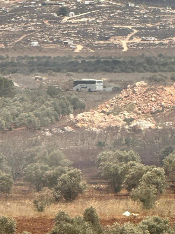 تجمعات للمستوطنين في سهل ترمسعيا شمال شرق رام الله...