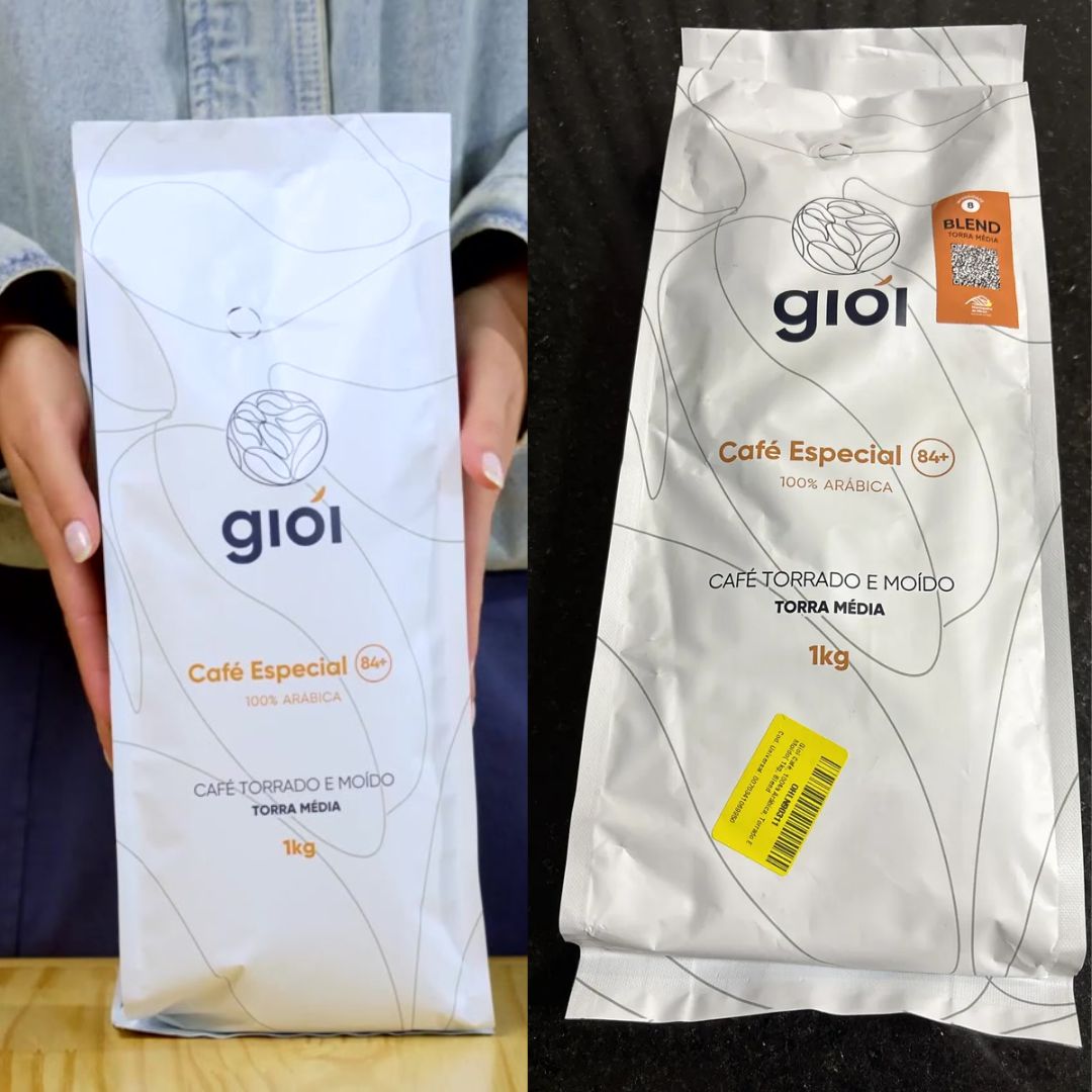 Giói Café Especial, 100% Arábica, Torrado e Moído, 84+ (1kg, Blend Média) Giói Café Especial, 100% Arábica, Torrado e Moído, 84+ (1kg, Blend Média)
