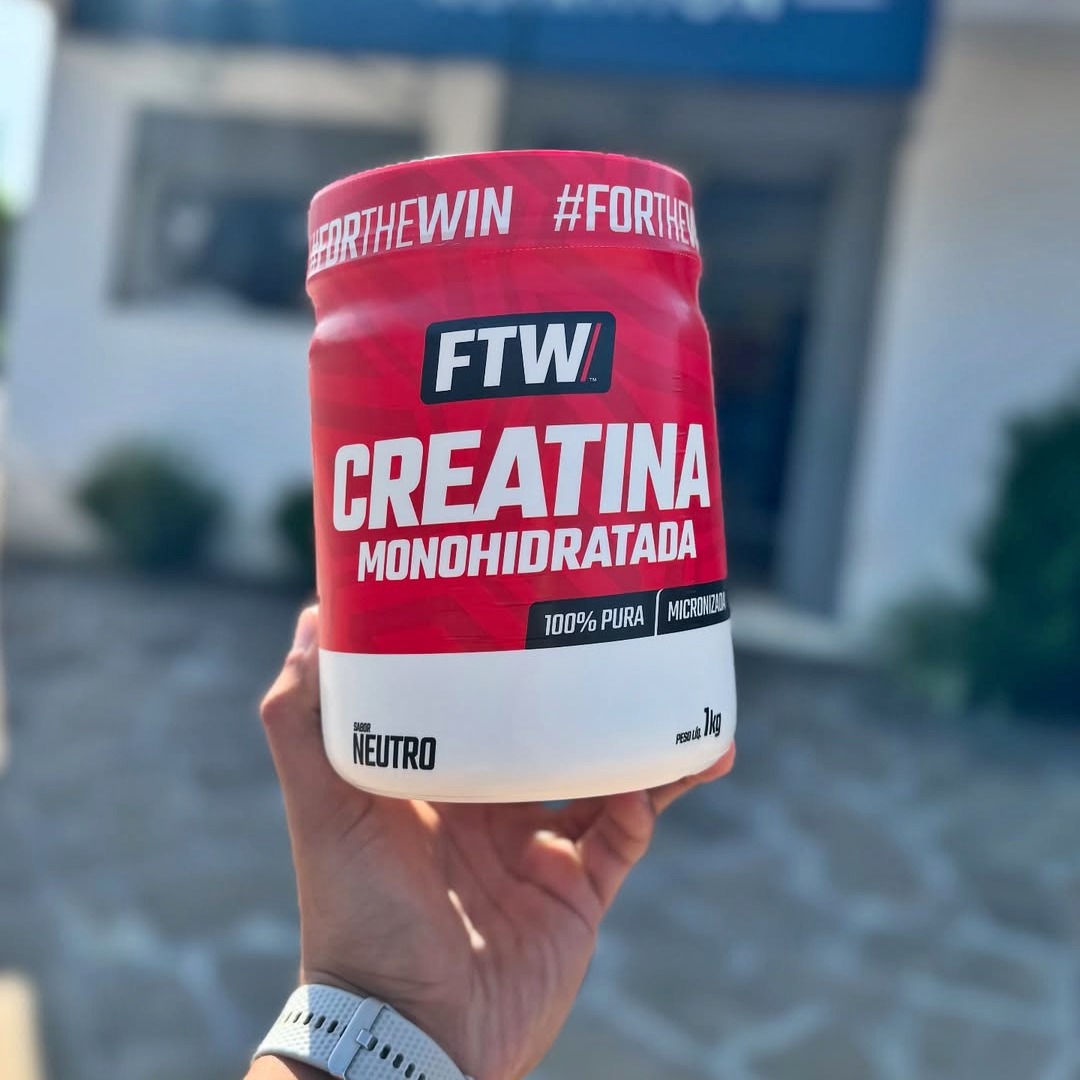 FTW Creatina Monohidratada 100% Pura – Explosão de Energia, Força e Resistência – Absorção Rápida para Ganho de Massa e Performance – Pote 1kg FTW Creatina Monohidratada 100% Pura – Explosão de Energia, Força e Resistência – Absorção Rápida para Ganho de Massa e Performance – Pote 1kg