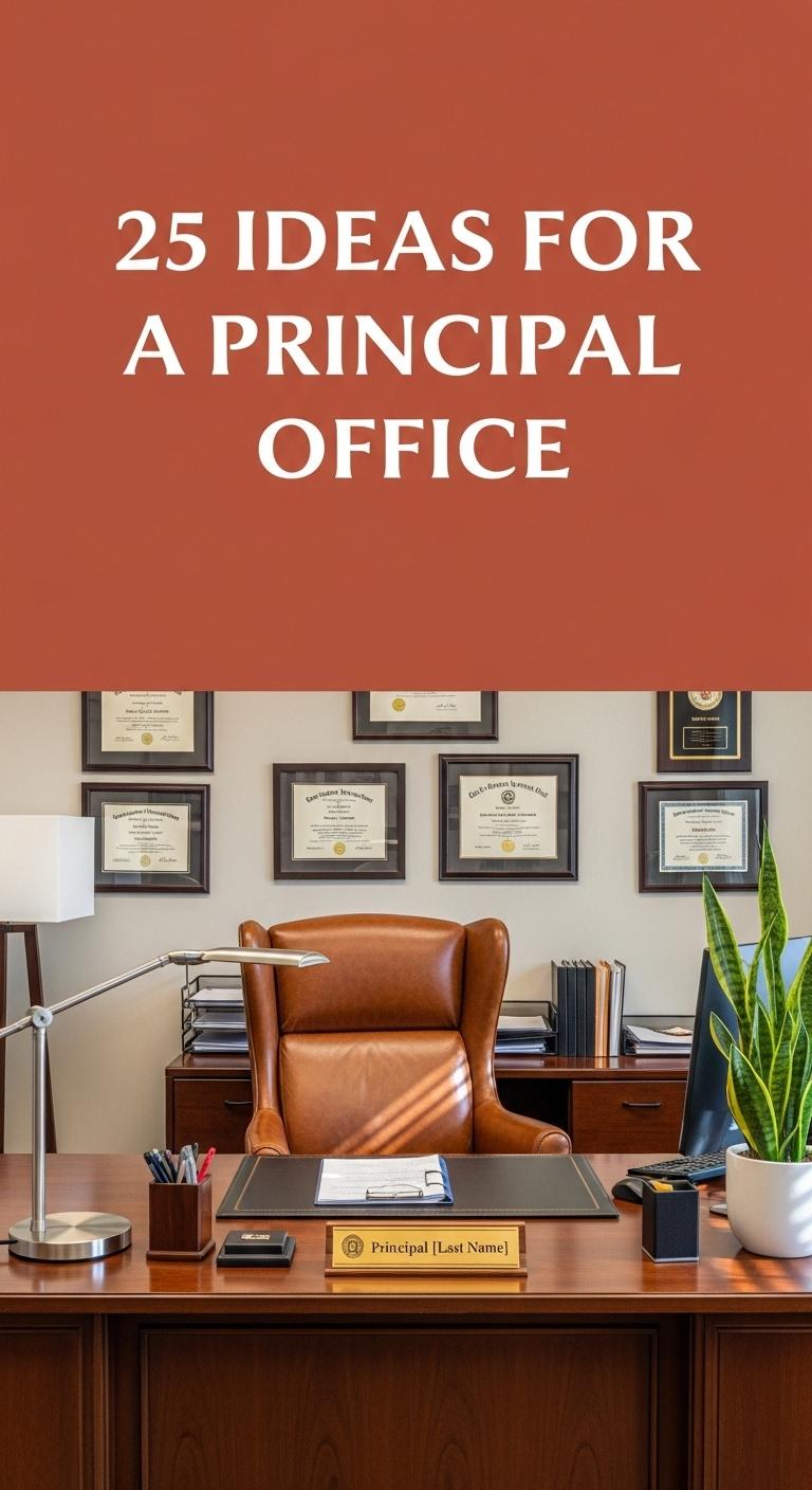 25 Ideas for a Principal Office, featured image