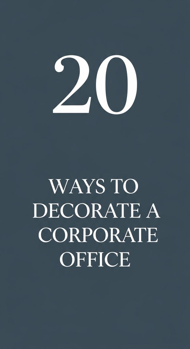 20 Ways to Decorate a Corporate Office, featured image