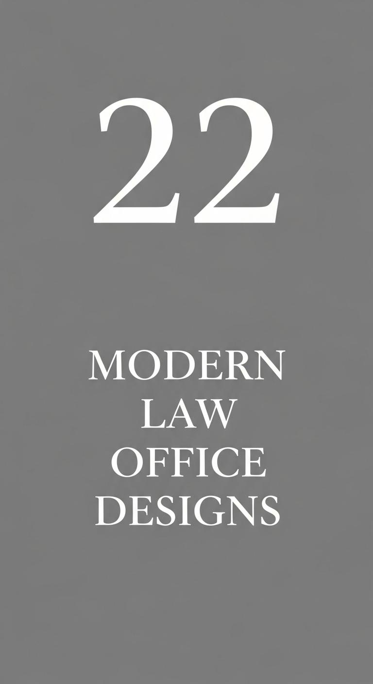 22 Modern Law Office Designs, featured image
