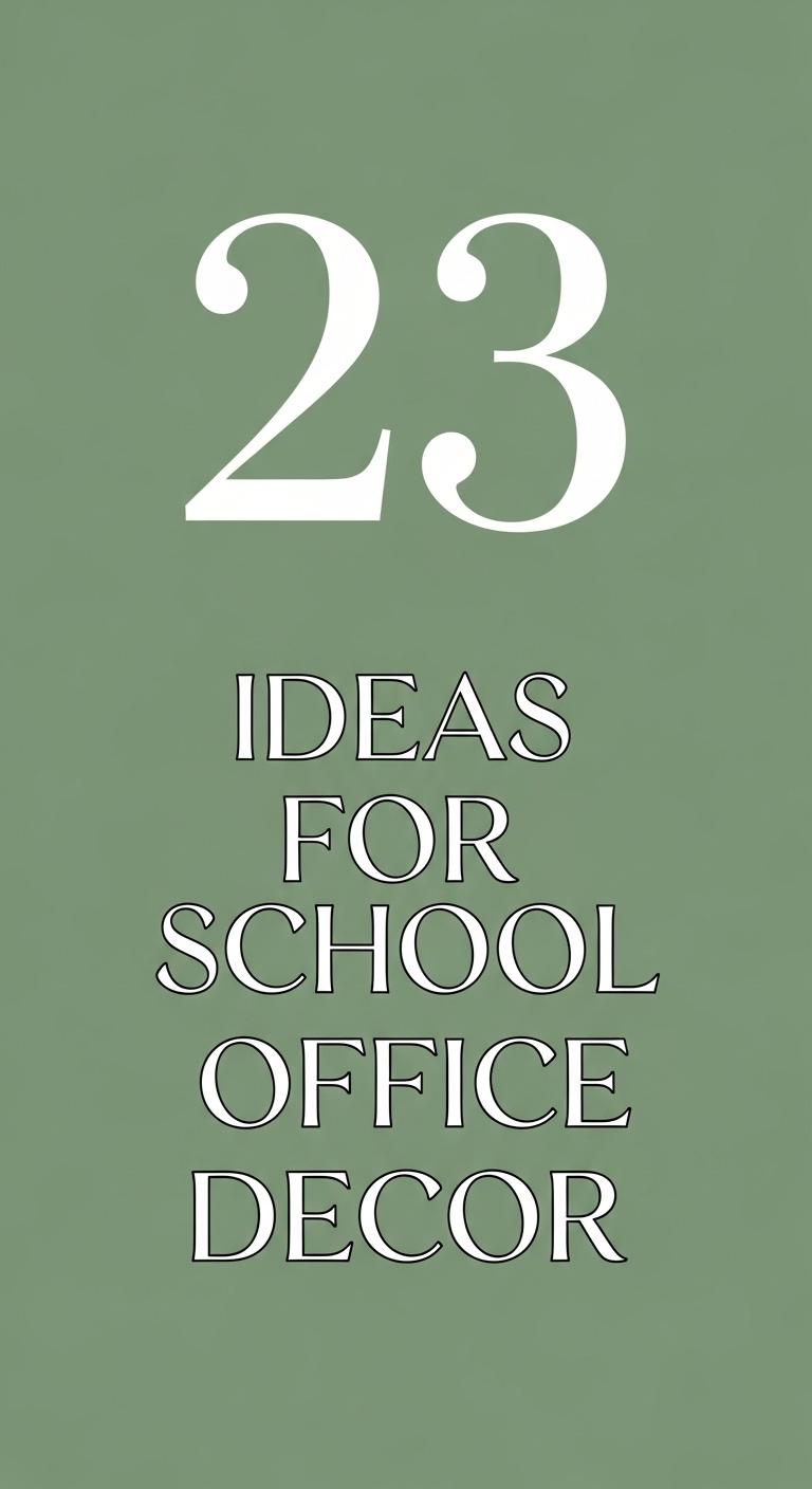 23 Ideas for School Office Decor, featured image