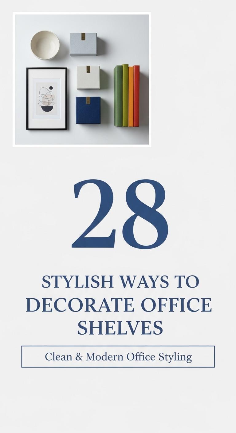 28 Stylish Ways to Decorate Office Shelves, featured image