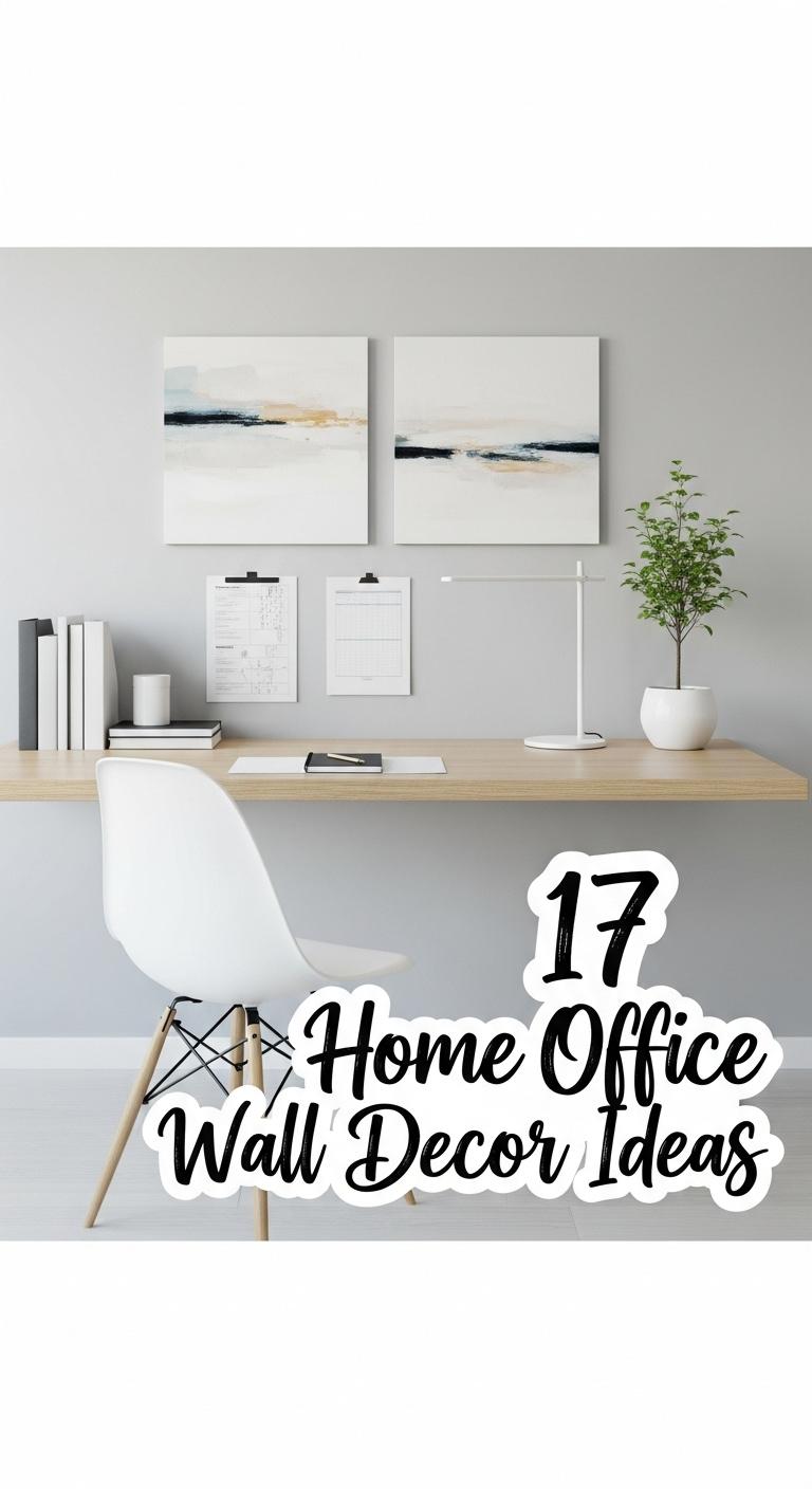 17 Home Office Wall Decor Ideas, featured image