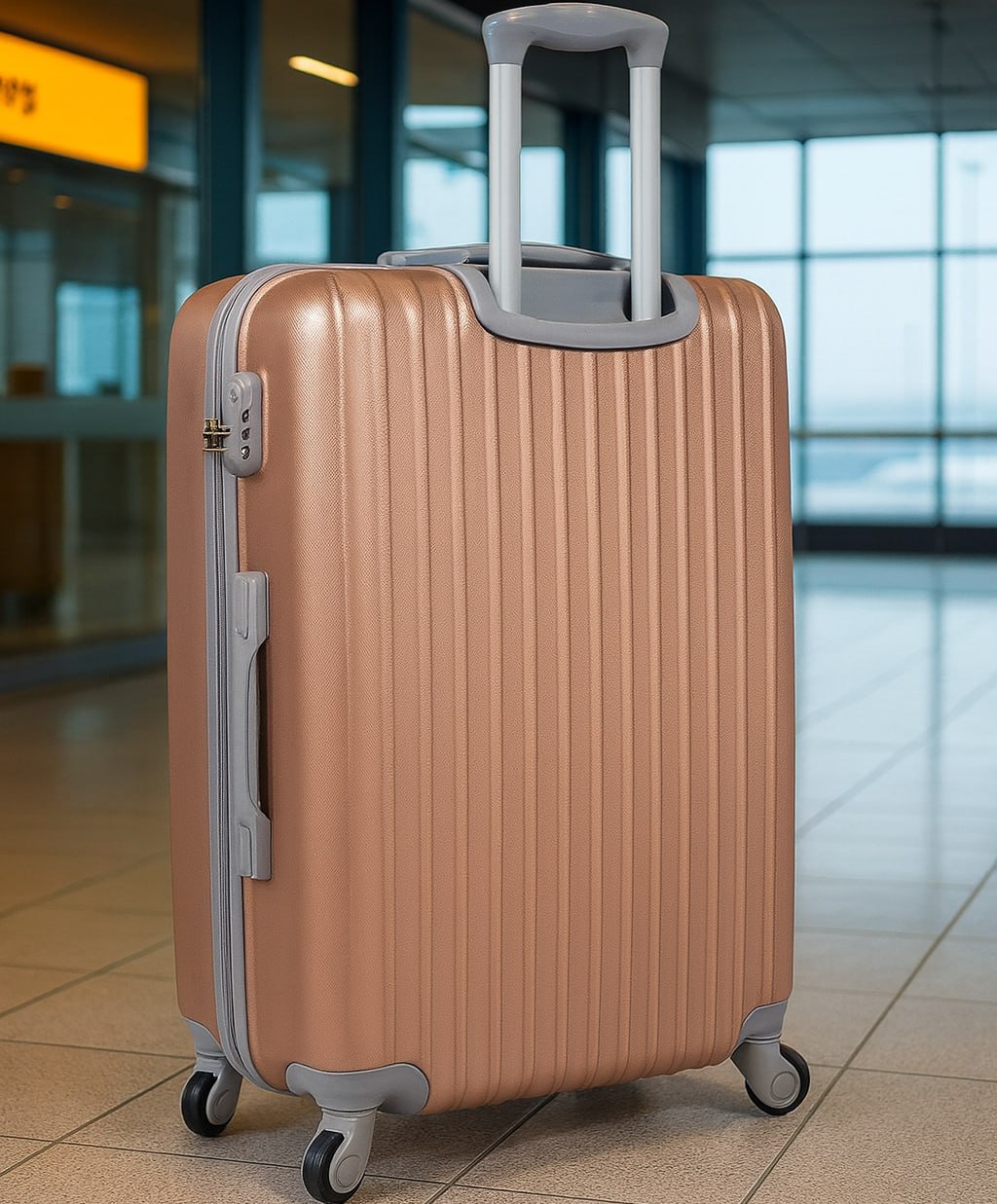 Mala De Viagem Grande Londres Swiss Move Rose