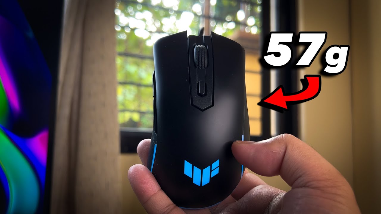 Mouse Gamer ASUS TUF GAMING M3 Gen II, 8000 DPI, 6 botões, ultralight 59g, IP56 a prova de água e Poeira – 90MP0320-BMUA00