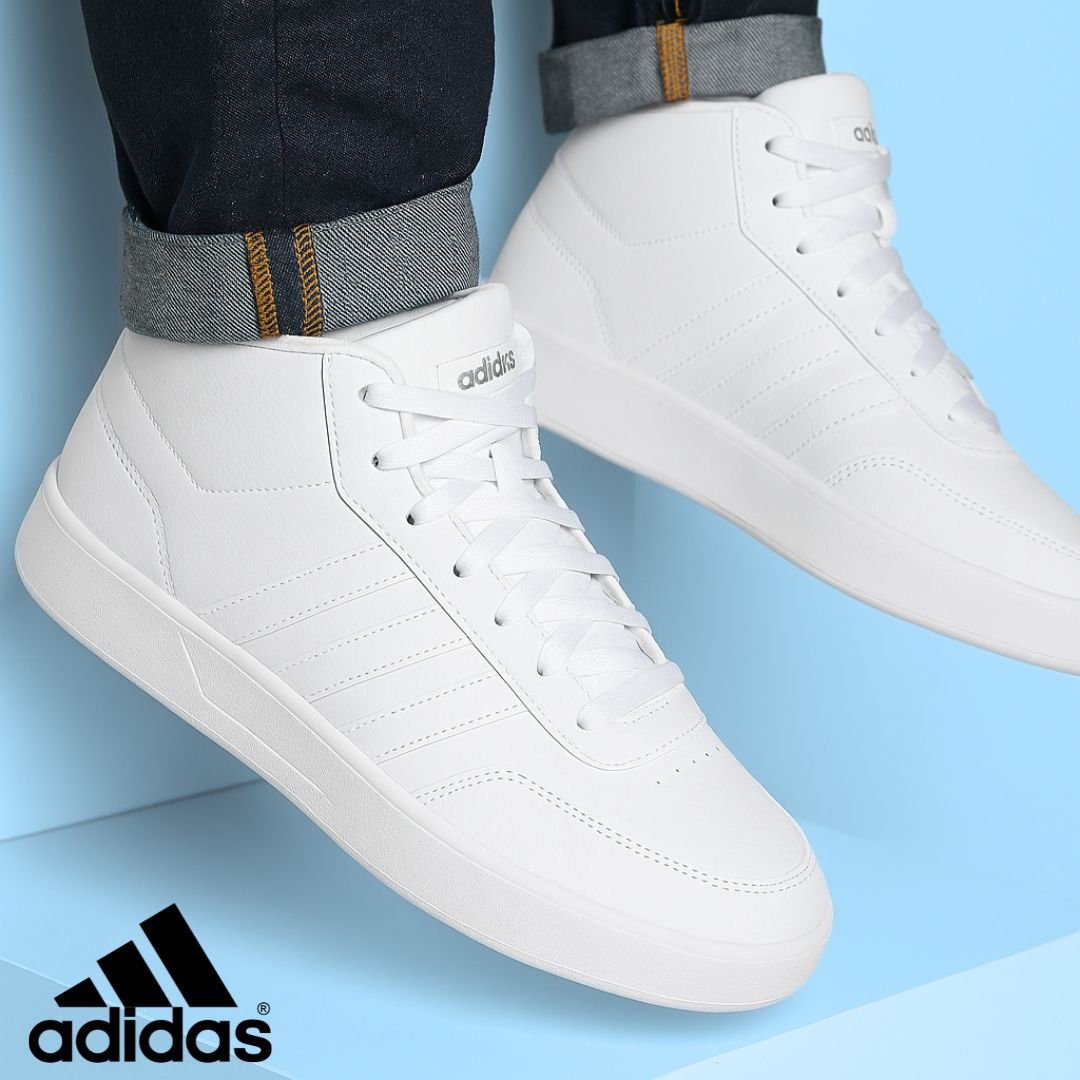 Tênis Adidas Cano Médio Breaknet Mid Masculino