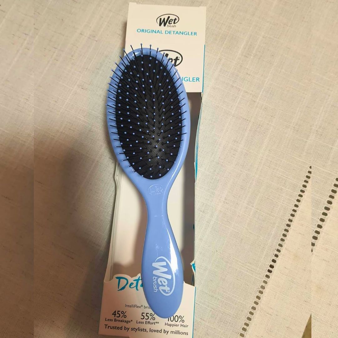 Escova Wet Brush Original Detangler Pro Select, Sky