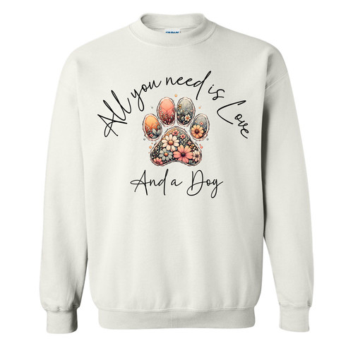 tscneedlovepawsw blk Gildan 18000 White Front High.jpg