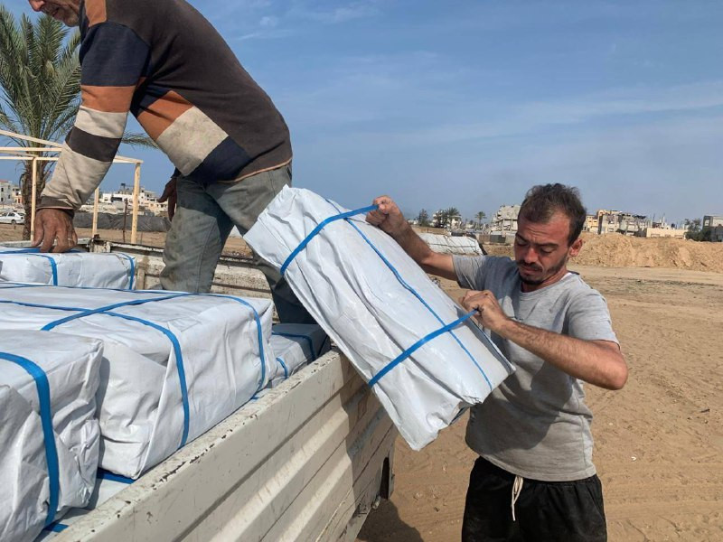 بدأت غرفة العمليات الحكومية في إنشاء أول مركز إيواء باستخدام خيام محلية الصنع في دير البلح، بالتعاون مع الـUNDP. يتولى إدارة مركز الإيواء وزارة الأشغا...