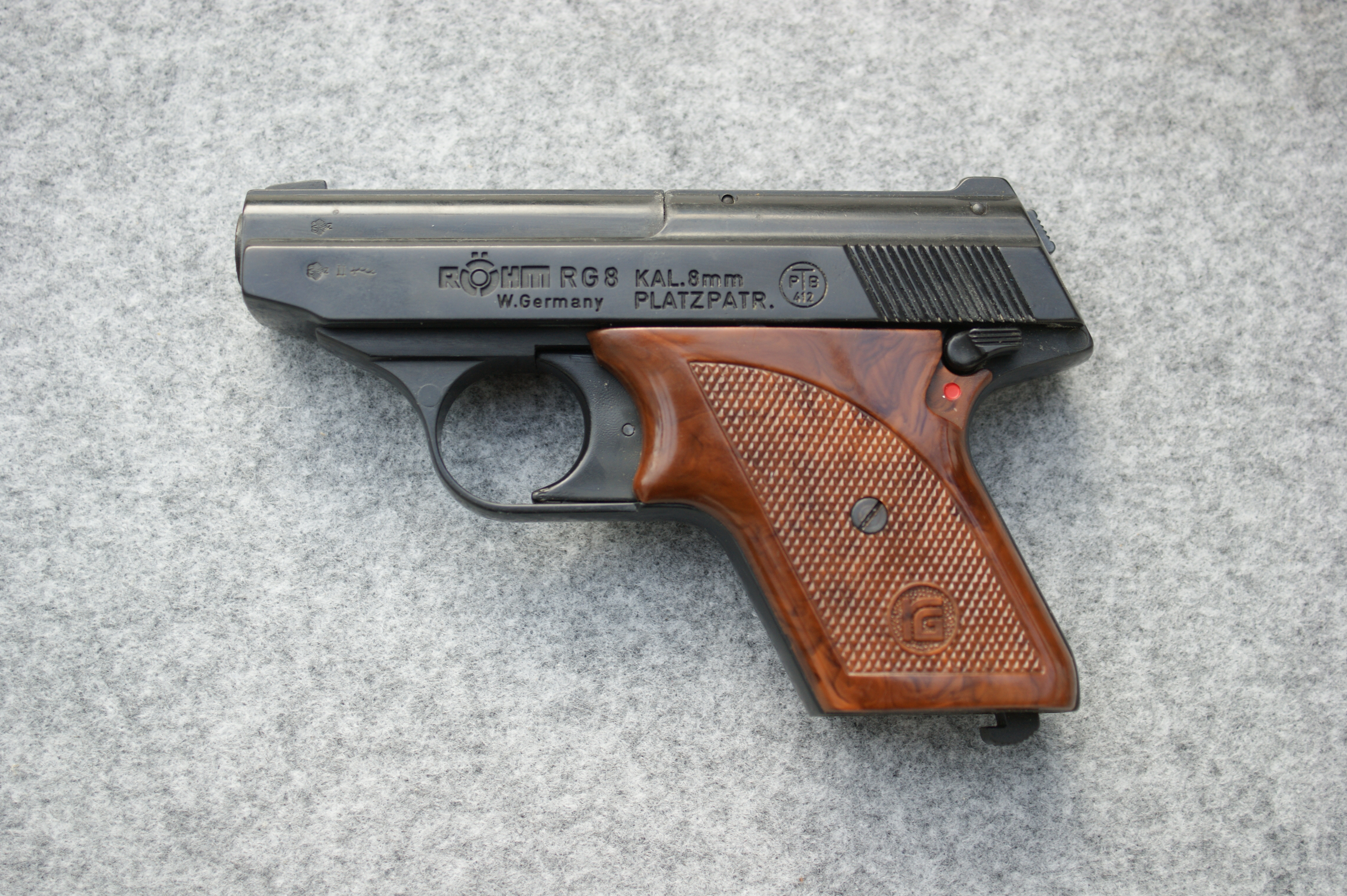 Detailansicht der Rhm RG 8 von rechts