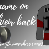 your name on their back