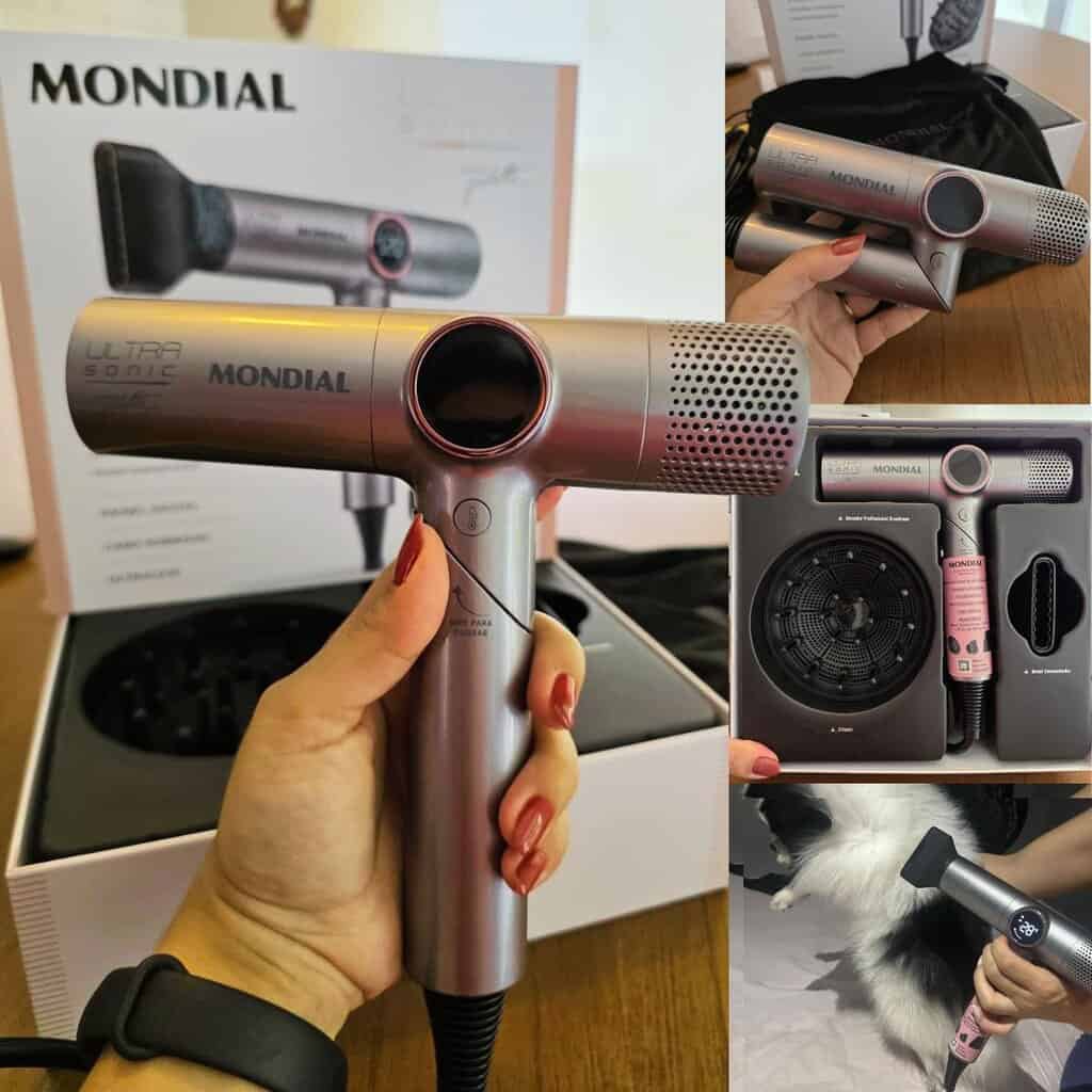 Secador Mondial Ultra Sonic By Juliette BLDC com Cabo Dobrável – SCP-JU-04-US