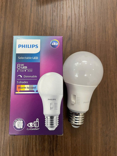 bong den tron doi mau led philips led bulb 8w e27 ds fr dim 1ct 6 id 900lm 27k 30k 40k 50k 65k a60 (.jpg