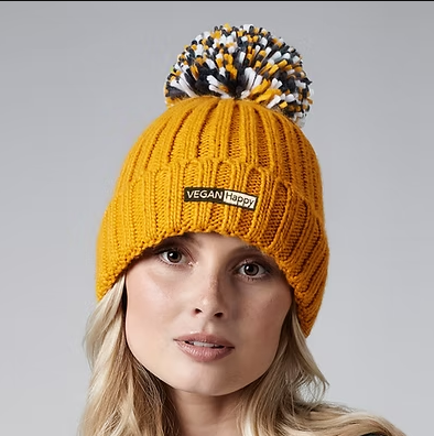 Stylish Vegan Bobble Hat – Ethical, Warm & Cruelty-Free Winter Fashion.png