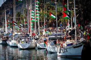 الناطق باسم أسطول الصمود: تأجيل انطلاق الأسطول نحو غزة إلى يوم غد؛ بسبب سوء الأحوال الجوية....