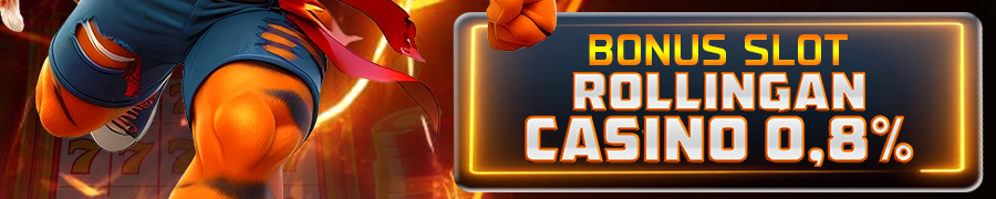 AROMA4D Bonus Rollingan Casino 0,8%