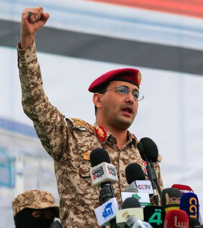 متابعة | الناطق باسم القوات المسلحة اليمنية، العميد يحيى سريع: غارات الاحتلال استهدفت مناطق مدنية بحتة، وهذا العدوان لن يمر دون رد وعقاب....