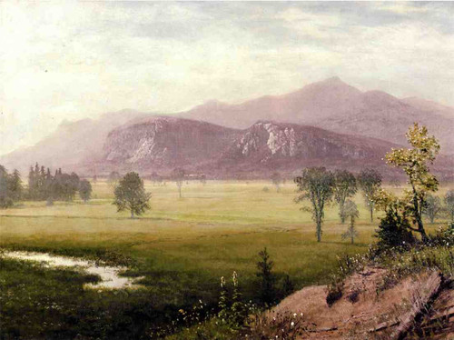 Bierstadt Albert Conway Meadows New Hampshire