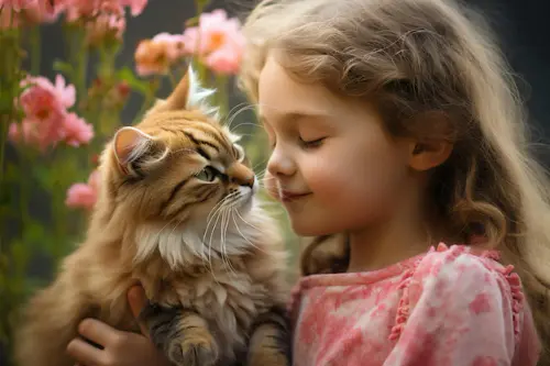 little girl her cat adorable cuteness 802234 9687.webp